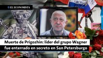 Muerte de Prigozhin: el líder del grupo Wagner fue enterrado en secreto en San Petersburgo