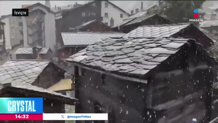 Drásticos cambios de clima en Suiza