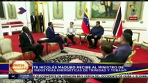 Pdte. Nicolás Maduro recibió al ministro de Industrias Energéticas de Trinidad y Tobago