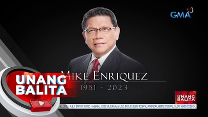 Mike Enriquez, naglingkod nang mahigit limang dekada sa broadcast industry bago pumanaw sa...| UB