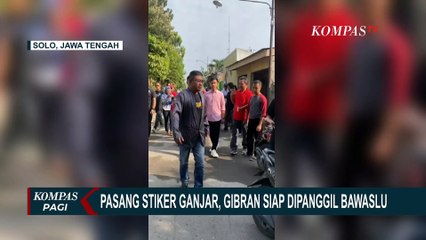 Pasang Stiker Ganjar Dianggap Curi Start Kampanye, Gibran Siap Dipanggil Bawaslu