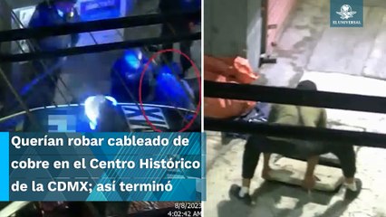 下载视频: Así querían robar cableado de cobre en el Centro Histórico de la CDMX