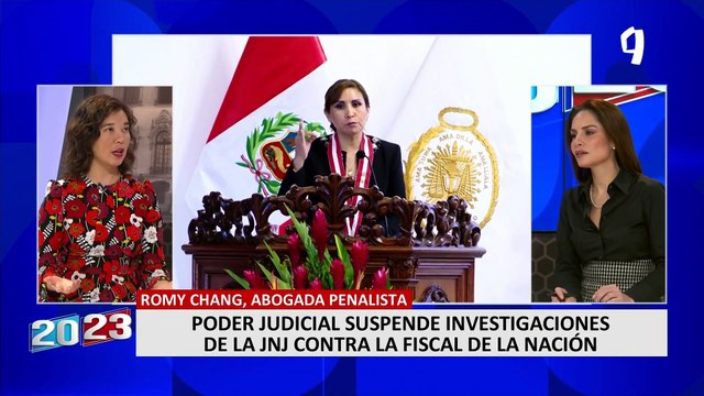 Romy Chang: “Es correcta la decisión del PJ de suspender las investigaciones de la JNJ contra Patricia Benavides”