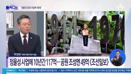 정율성 사업에 ‘혈세’…10년간 117억 썼다
