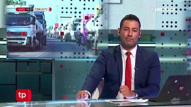 Filas de cisternas cerca de la refinaría de Palmasola se acabarán este miércoles, según YPFB