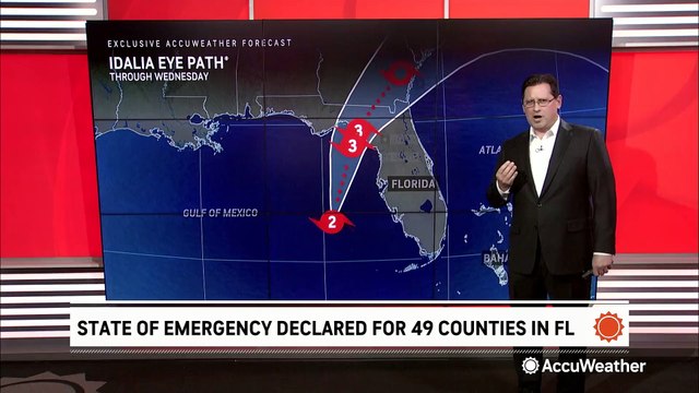 Hurricane Idalia expected to become the first major hurricane to ever hit Florida's Big Bend