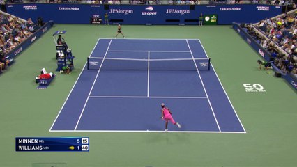 Minnen - Williams - Les temps forts du match - US Open