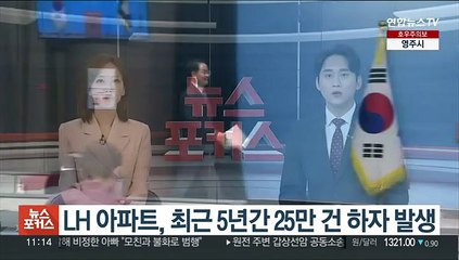 LH 아파트, 최근 5년간 25만건 하자 발생