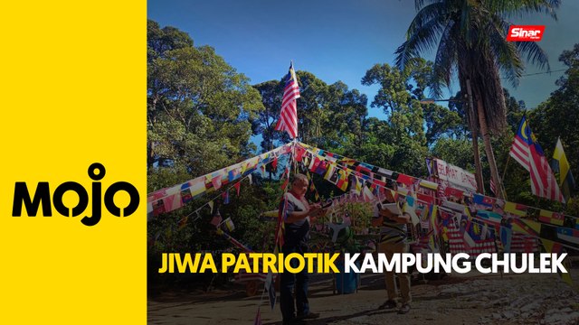 Kreativiti penduduk Kampung Chulek sambut merdeka