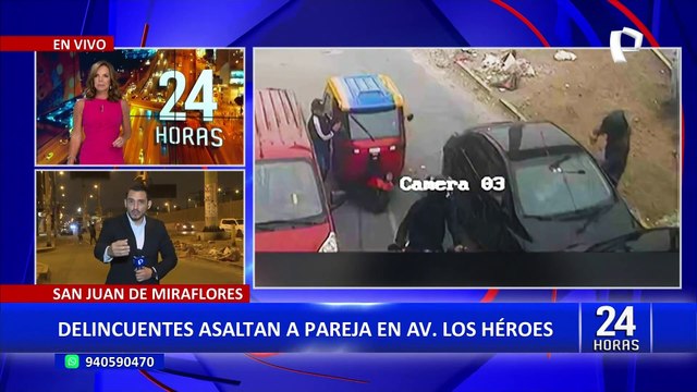 San Juan de Miraflores: asaltan a pareja y se llevan 50 mil soles