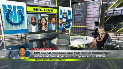 The Colts don't trade Jonathan Taylor and will remain on PUP  - NFL Live