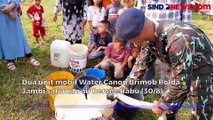Kemarau dan Krisis Air Bersih, Brimob Polda Jambi Terjunkan 2 Water Canon