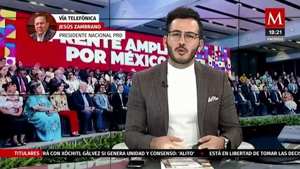 "El PRD acompañará al PRI y Beatriz Paredes tras resultado de encuesta"; afirma Jesús Zambrano