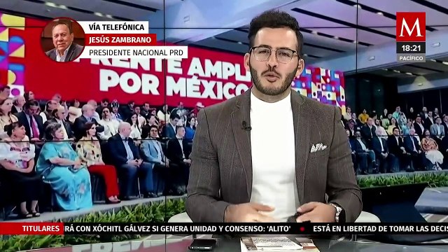 El PRD acompañará al PRI y Beatriz Paredes tras resultado de encuesta ; afirma Jesús Zambrano