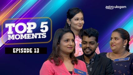 Top 5 Moments | Episode 13 | Family Feud Malaysia Tamil