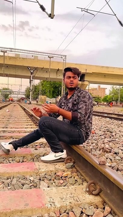 Spending A Day On Railway Tracks ~ Sujal Thakral #shorts #ytshorts #youtubeshorts #yt #funny #train