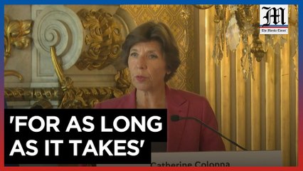 France's Foreign Minister pledges ongoing support to Ukraine