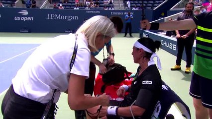 Jabeur gets serenaded after stressful US Open win