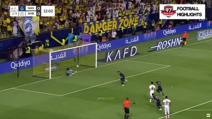 Al Nassr 4-0 Al Shabab  - All Goals Highlights 2023 - Ronaldo MVP As Always