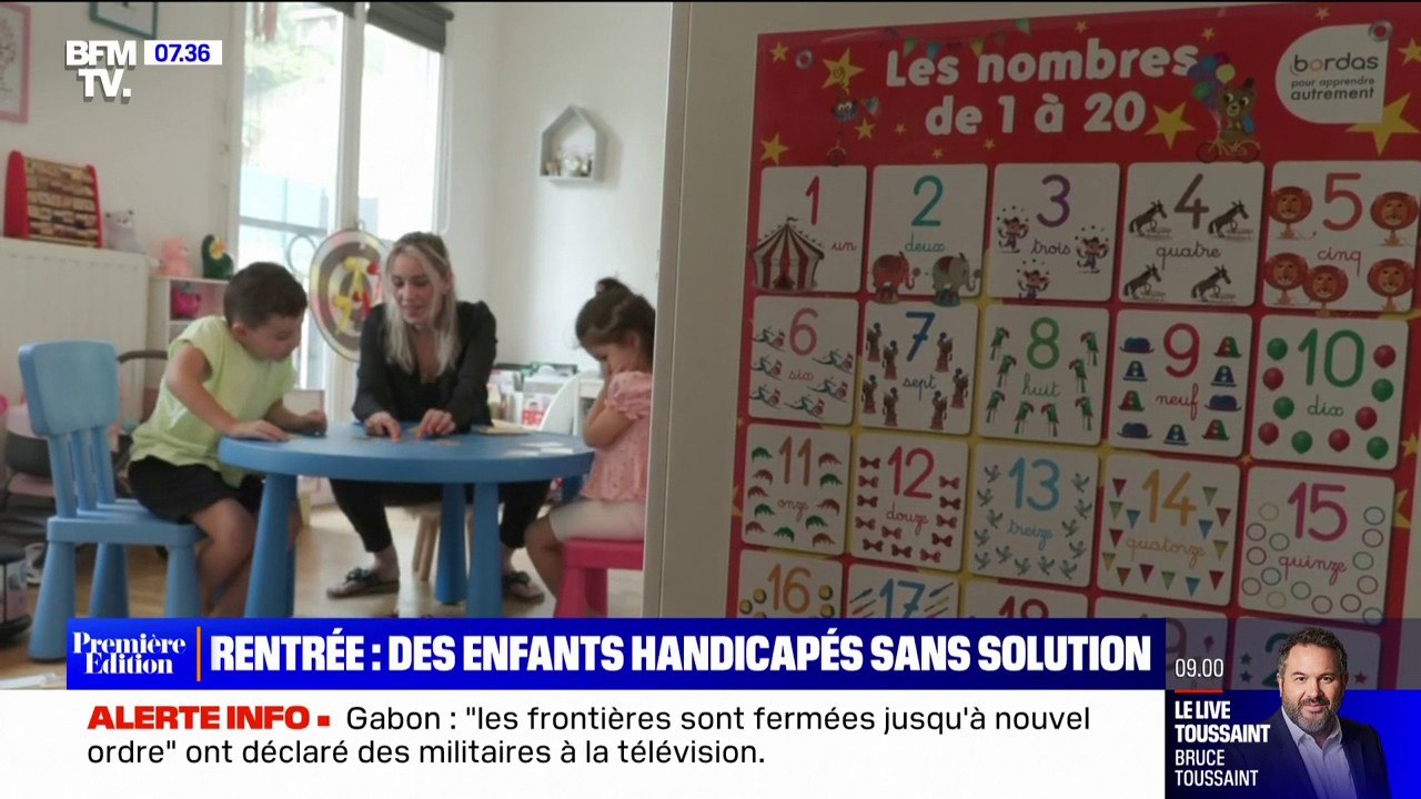 De nombreux enfants en situation de handicap sans solution adaptée à quelques jours de la rentrée scolaire