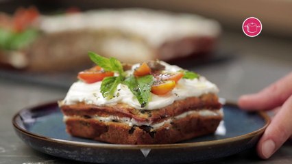 بالفيديو، وصفة سهلة وسريعة كيكة اللبنة