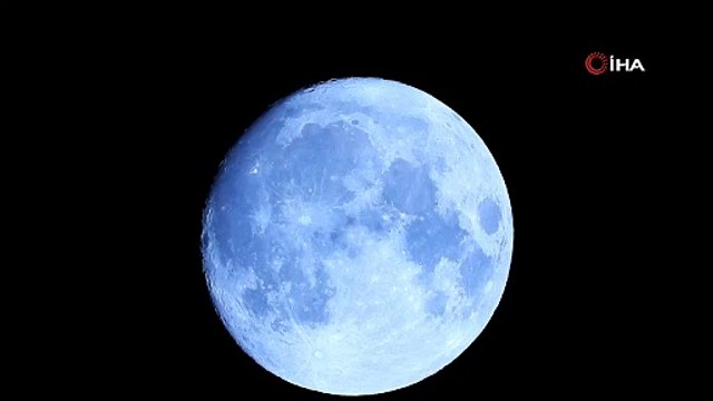 Ay'ın en büyük ve en parlak hali: Mavi Ay böyle görüntülendi