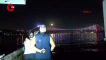 İstanbul'da 'Mavi Ay' görsel şölen oluşturdu