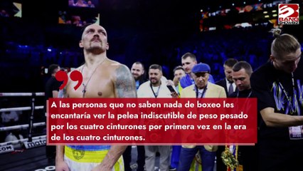 El promotor de Oleksandr Usyk espera conseguir la pelea con Tyson Fury