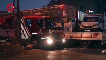 Maltepe’de işyerinde yangın paniği!