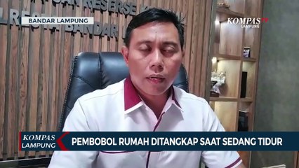Sedang Tidur, Pencuri Bobol Rumah Dibekuk Polisi!