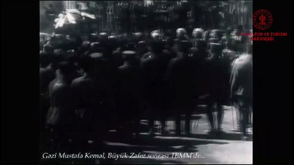 La visite d'Atatürk à la Grande Assemblée nationale de Turquie partagée numériquement
