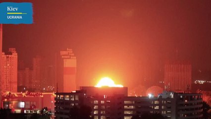 El peor ataque ruso a Kiev desde la primavera deja dos muertos y un herido