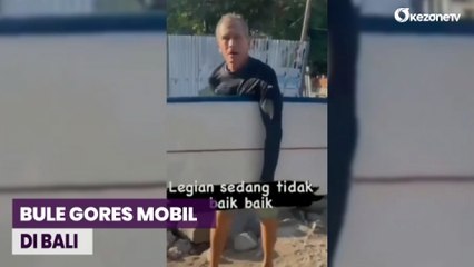 Ulah Bule di Bali bikin Geram, Diduga Sengaja Gores Mobil Warga Lokal