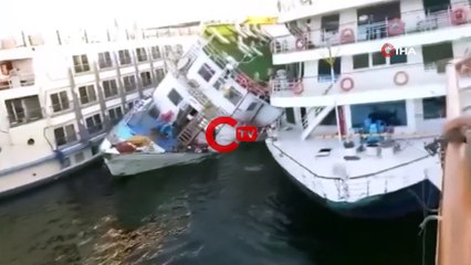 Mısır’da yolcu gemisi battı: 1 ölü, 1 kayıp