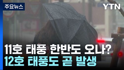 [날씨] 태풍 '하이쿠이' 한반도 오나?...12호 태풍도 곧 발생 / YTN