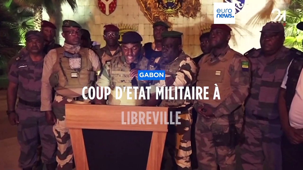 Gabon : des militaires annoncent l'annulation des élections et la dissolution des institutions