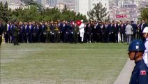 30 Ağustos Zaferi'nin 101. yılı! Cumhurbaşkanı Erdoğan ve devlet erkânı Anıtkabir'de