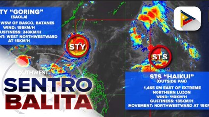 Скачать видео: Bagyong #GoringPH, patuloy na nanalasa sa Hilagang Luzon; bagyo sa labas ng PAR, lumakas pa