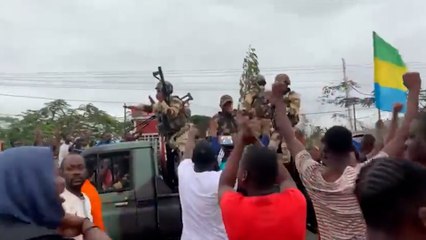 Miembros del Ejército de Gabón anuncian la toma del poder tras la reelección de Ali Bongo