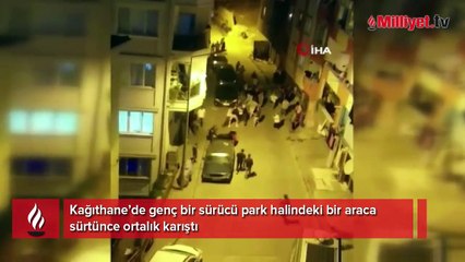 'Arabama sürttün' kavgası! Polis biber gazıyla müdahale etti