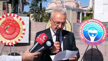 Eğitim-İş ve ÇYDD Eskişehir şubeleri 30 Ağustos Zafer Bayramı'nı kutladı