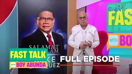 Fast Talk with Boy Abunda: Paalam, Booma - The Mike Enriquez Tribute (Episode 155)