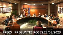 PRECS I PREGUNTES ROSES 28/08/2023