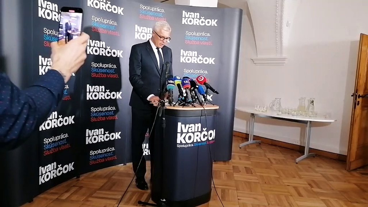 ZÁZNAM: I. Korčok bude kandidovať v budúcoročných prezidentských voľbách