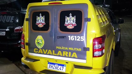 Carro carregado com R$ 75 mil em receptores de TV é apreendido pela Cavalaria na BR-277