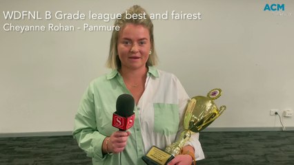 WDFNL awards: Cheyanne Rohan wins B grade top award