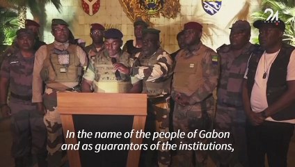 Gabon soldiers say election result cancelled, 'regime' ended