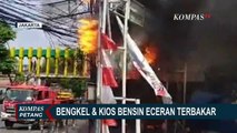 Kronologi Bengkel dan Kios Bensin Eceran di Matraman Hangus Terbakar
