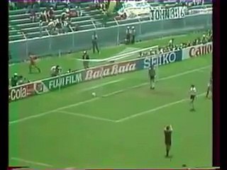 France - RFA Match at the 1986 World Cup - June 1986