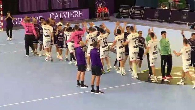 Images maritima: des actions d'Istres Provence Handball Cesson en Coupe de France